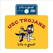 USC Trojans Life Is Good Jackie Adirondack Sticker